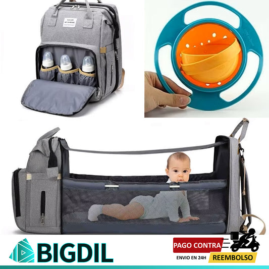 Smart Babybag (mochila cuna multifuncional) + Regalo Plato Giratorio 360º